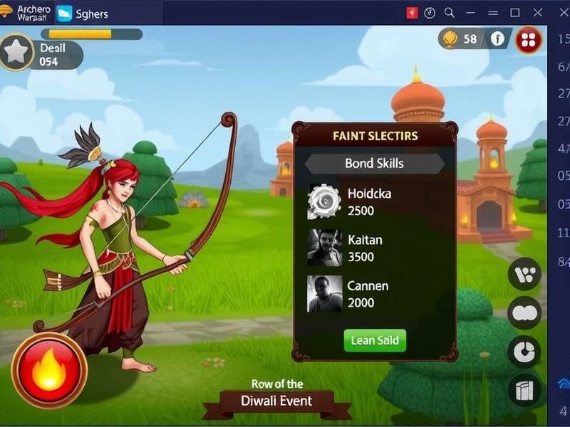 Archero Warpath Bow Legend Diwali event screenshot
